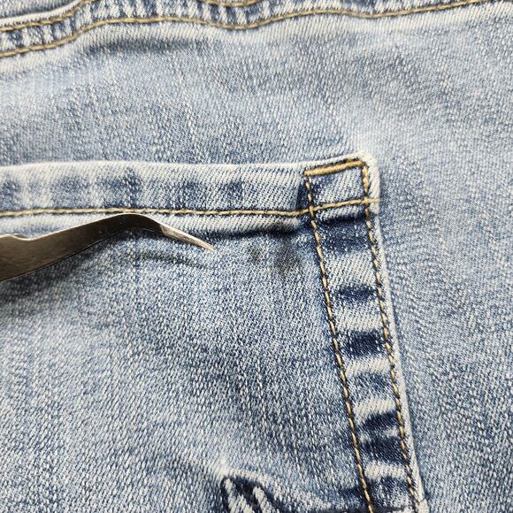 Maurices M Jeans Womens 18W Blue High Rise Curvy Slim Bootcut Stretch Casual - Picture 7 of 15